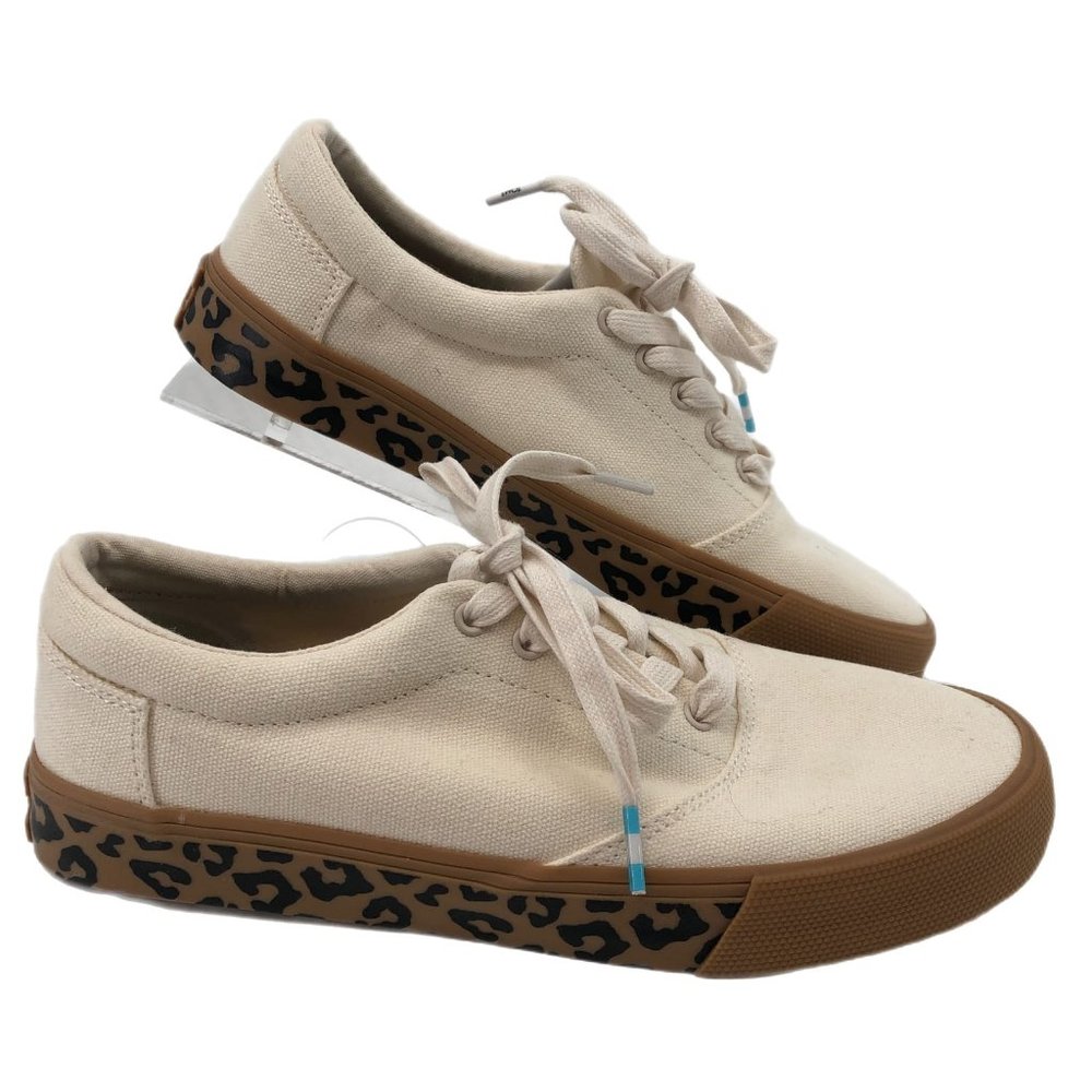 Toms Tan Animal Print Athletic Shoes | Lightly Loved